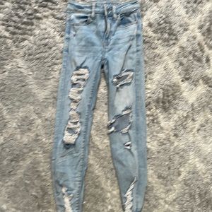 American Eagle ripped skinny. 00